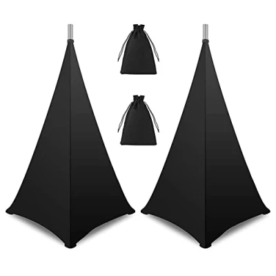 Imagen de Feriany Funda para soporte de altavoz, fundas altavoces Dj compatibles con la mayoría soportes altavoz trípode ajustables, cubierta malla 500278105