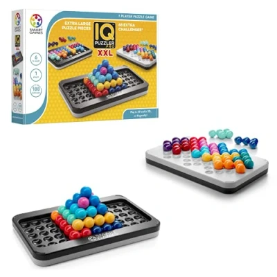 Imagen de Smart Games IQ Puzzler Pro XXL, Extra Large Puzzle Game with 188 Challenges, 3 Playing Modes, 6+ Years