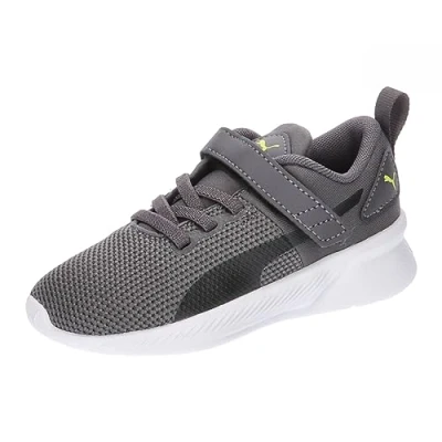Imagen de PUMA Flyer Runner V Inf, Zapatillas Unisex niños, Grau Dark Coal Black Lime Smash, 22 EU