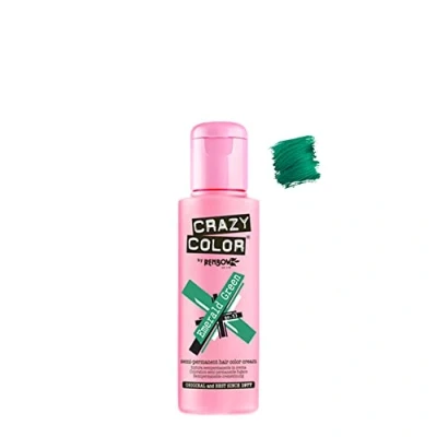 Imagen de Crazy Color Emerald Green Nº 53 Crema Colorante del Cabello Semi permanente
