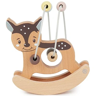 Imagen de BIECO Juguete de Animal Balacin con Lazos motricidad Bebe 1 año Juguetes Montessori Bebes niño sensoriales bebé
