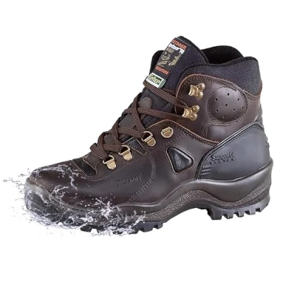 Imagen de Grisport® Modena Botas de caza para hombre (piel, trekking, senderismo), color marrón, marrón oscuro, 41 EU