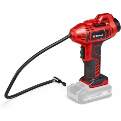 Imagen de Einhell Compresor de coche con batería CE CC 18 Li Solo Power X Change (iones Li, 18V, 60cm manguera aire comprimido, función desconexión automática, envío sin ni cargador)