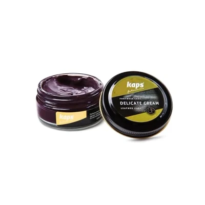 Imagen de Kaps Crema para El Cuidado del Calzado, Intensivo Y Nutritivo Cuero, Delicate, 70 Colores (126 cardenal)