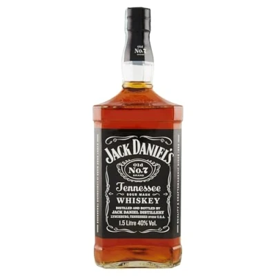 Imagen de Jack Daniel&#039;s Tennessee Whiskey Old No.7, Suave e Intenso al Paladar, 40% Vol. Alcohol, 1,5Litros