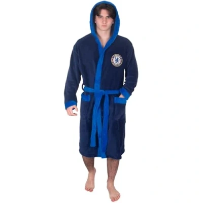 Imagen de Chelsea FC Batín con Forro Polar y Capucha para Hombre Producto Oficial Azul Marino M
