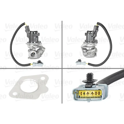 Imagen de VALEO ORIGINAL PART 700412 Válvula EGR eléctrico sin radiator EGR, con juntas bypass de depresión, abrazadera FORD: Focus 2 Limousine,