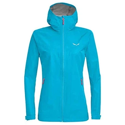 Imagen de SALEWA Puez (Aqua 3) Ptx W Jkt Chaqueta impermeable, Mujer, Maui Blue, XXS