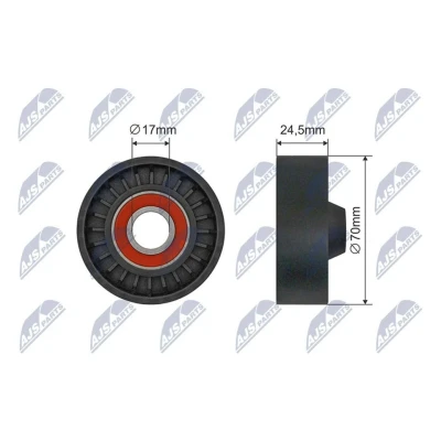 Imagen de NTY RNK VV 020 Polea Tensora VOLVO: S60 I, S80 XC90 I