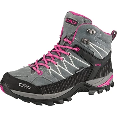 Imagen de CMP Rigel MID Trekking Zapatillas de senderismo, Mujer, Talla: 37, Grey/fuxia/ice Zapatos