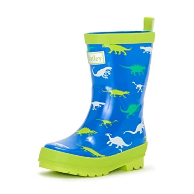 Imagen de Hatley Regenstiefel Printed Wellington Rain Boot, Botas de Lluvia Bebé Niños, Dinosaurier Dinosaur Menagerie, 20 EU