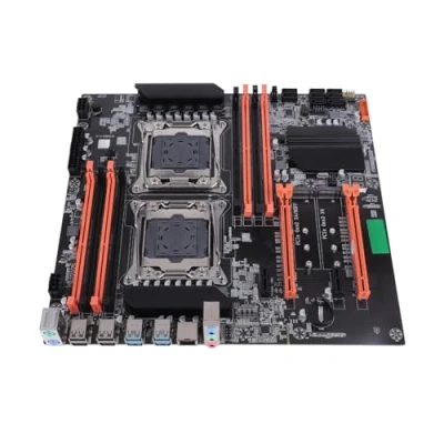 Imagen de Placa Base, LGA 2011 3, DDR4 DIMM, M.2 SATA 4GB / s, USB3.0, USB2.0, Base de Escritorio Doble Enchufe para Intel X99, Studio Computer Game Simulator E5CPU