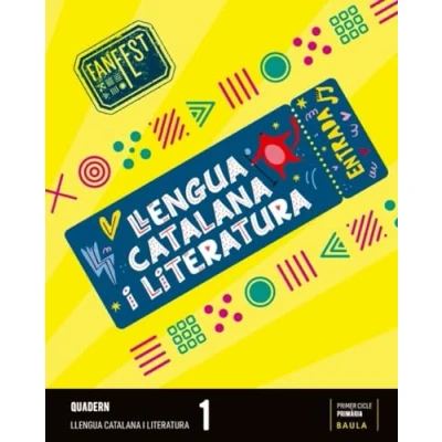 Imagen de Llengua catalana 1r primaria quadern (espiral) (Projecte Fanfest)
