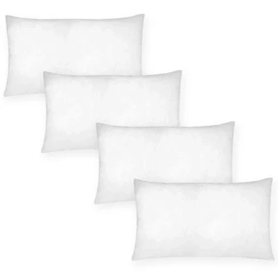 Imagen de MERCURY TEXTIL Relleno de Cojin Super Suave Mullido, Antialergico, Fibra Hueca Alta recuperacion, para Cualquier Tipos Fundas (4, 50X70 CM)
