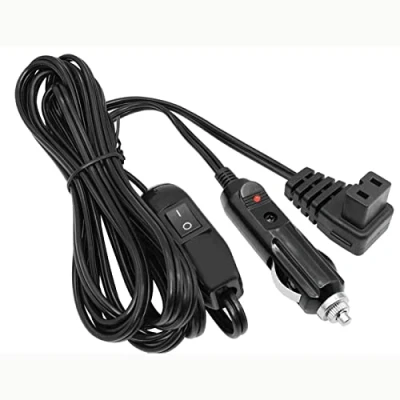Imagen de HangTon Automotriz Car Cooler Nevera Calentador DC Cable de alimentación para Coleman Euhomy Alpicool Bodega Dometic indelB Mobicool 24V con interruptor on/off 3m
