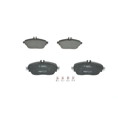 Imagen de BOSCH 0 986 494 937 Juego de pastillas freno Low Metallic Chapa antichirridos, con tornillos accesorios INFINITI: Q30, QX30 I