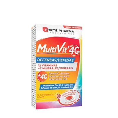 Imagen de Forte Pharma Multivit 4 g Defensas 30Comp 300