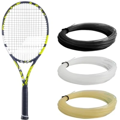 Imagen de Babolat Evo Aero Raqueta de tenis (amarillo) (agarre 4 1/8 pulgadas)