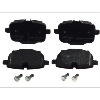 Imagen de DELPHI LP2246 Juego de pastillas freno preparado para indicador desgaste Chapa antichirridos con accesorios BMW: 4 Coupé, 5 Berlina, Touring