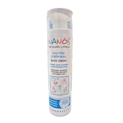 Imagen de Hidrotelial Nanos Locion Corporal 250 Ml [Formato Viaje] [Hidrata, nutre y suaviza la piel del bebé niño]
