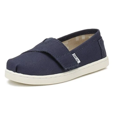 Imagen de TOMS TINY ALPARGATA, Mocasines Planos, Unisex niños, Azul (Azul Marino), 19.5 EU