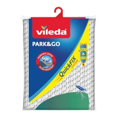 Imagen de Funda Vileda Park &amp; Go universal para tabla de planchar adaptable a diferentes tamaños