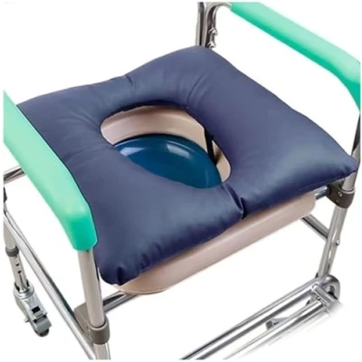 Imagen de BLUEZY Cojín para Inodoro De Cama, Cojin Antiescaras Silla Ruedas, Prevención Y Tratamiento Ulceras por Presión, Asiento Ortopédico Sillas Oficina, Hogar B