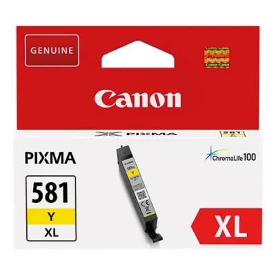 Imagen de Cartucho de tinta Canon CLI 581Y XL, 8.3ml, Amarillo