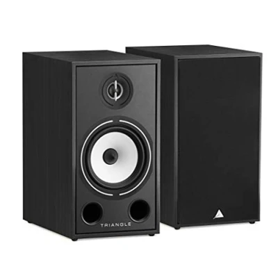 Imagen de Triangle BOREA BR03 Altavoz de estantería Hi Fi 100W Potencia manejo Salida 90 dB/W/m Música y Cine en casa versátil 206 x 380 314 mm Negro (Par)
