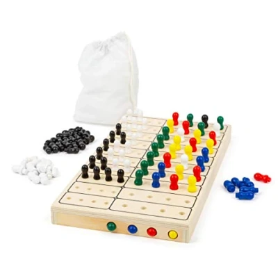 Imagen de Small Foot Código Secreto del Juego de lógica, diversión Rompecabezas para 2 Personas, con práctica Bolsa Tela Guardar Juguetes, Multicolor (11364)