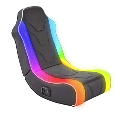 Imagen de X Rocker Sillón Gaming Chimera RGB 2.0 Floor con Sistema de Sonido e iluminación Neo Motion para niños y Adolescentes ...