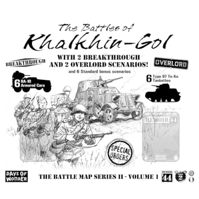Imagen de Days of Wonder , Memoir &#039;44 Battle Map Khalkhin GOL Expansion, Board Game, Ages 8+, 2 8 Players, 30 90 Minutes Playing Time