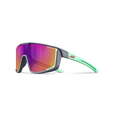 Imagen de Julbo Fury S Gafas DE Sol, Gris/Menta, Talla única Unisex niños
