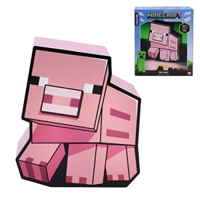 Imagen de Paladone Minecraft Cochon Lampe 2D 16cm