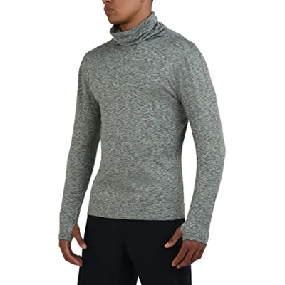 Imagen de TCA Camiseta Térmica de Running con Cuello Embudo para Hombre Gris Claro, L