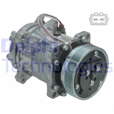 Imagen de DELPHI CS20491 Compresor de Aire Acondicionado 7H15 PAG 46 VOLKSWAGEN: Multivan 5 (7HM, Transporter Bus,