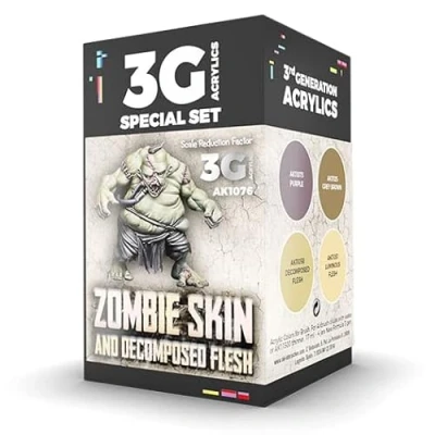 Imagen de JUEGO DE COLORES WARGAME. PIEL ZOMBI.