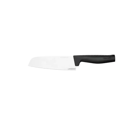 Imagen de Fiskars Cuchillo Santoku, Elegantes Design, Longitud total: 29,1 cm, Acero inoxidable/Plástico, Hard Edge, 1051761