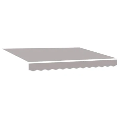 Imagen de vidaXL Tela de Reemplazo Toldo para Estructura 3x2.5 m Gris Claro