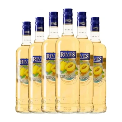 Imagen de Licores Rives Melocotón sin alcohol 70 cl (Caja de 6 Botellas cl)