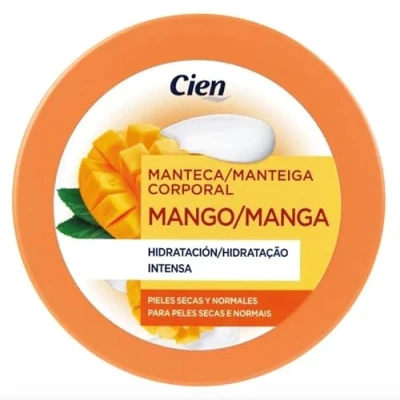 Imagen de Cien Manteca Corporal 400 ml. Mango. Hidratación Intensa. Pieles secas y normales.