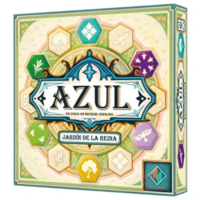 Imagen de Plan B Games Azul Jardín De la Reina Juego Mesa Colocacción Losetas y Estrategia para Adultos Familias a Partir 10 Años 2 4 Jugadores 45 60 Minutos por Partida Español