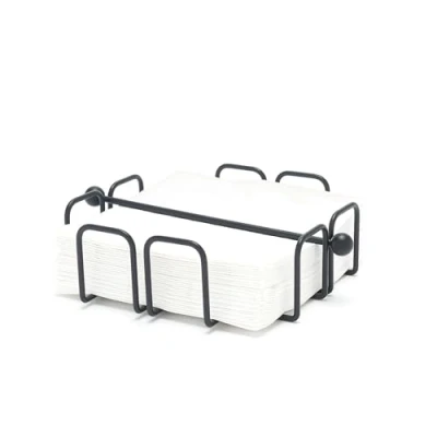 Imagen de simplywire Servilletero/Servilletero con barra pesada Negro