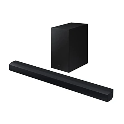 Imagen de SAMSUNG Barra de Sonido HW C430/ZF Subwoofer inalámbrico incluido, Dolby Digital 2.1, Modo Juego, Bluetooth 4.2 Power On y One Remote Control