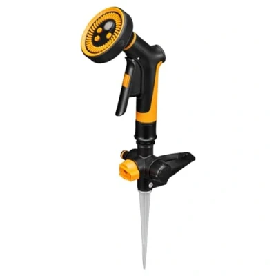 Imagen de Fiskars Set básico para riego de precisión, Incluye Soporte aspersor con pincho, Pistola rociadora Multi y Adaptador barras aspersores Fiskars, Comfort, 1070830