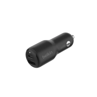 Imagen de Cargador De Coche Doble Belkin Boostcharge 42w 30w Usb c Pd Pps + 12w a