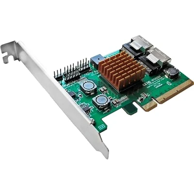 Imagen de HighPoint RocketRAID Controlador Raid de 4 Puertos PCI Express 2.0 x8 SAS/SATA 6Gb/s con compatibilidad 6