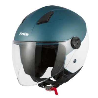 Imagen de EOLE COCOBLU002 Cascos abiertos M, 57 58 cm blanco/azul ECE 22.06