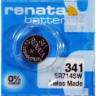 Imagen de RENATA / Swatch Group Pila botón óxido de plata 341 1.55V 15mAh Blister(s) x 1