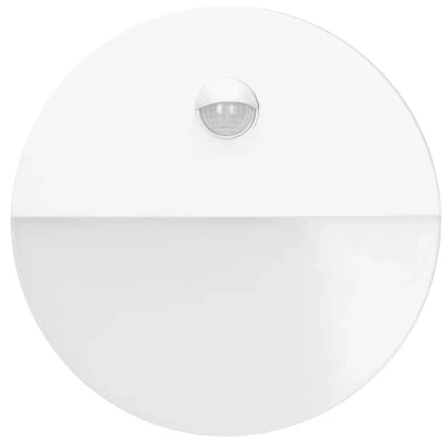 Imagen de Adviti Halit Luminaria Lámpara De Pared Con Detector Movimiento 600lm 4000K IP65 IK1 Blanca